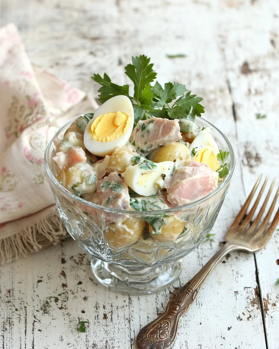 Salade de Pommes de Terre au Thon et aux Œufs : Une Recette Fraîche et Complète