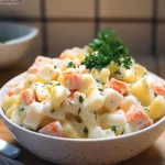 Salade de Surimi Crémeuse — Fraîche, Légère & Ultra Gourmande !