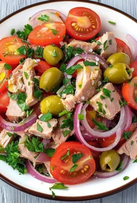 Salade de thon et de tomates (recette espagnole)