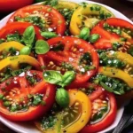 Salade de tomates fraîche et facile