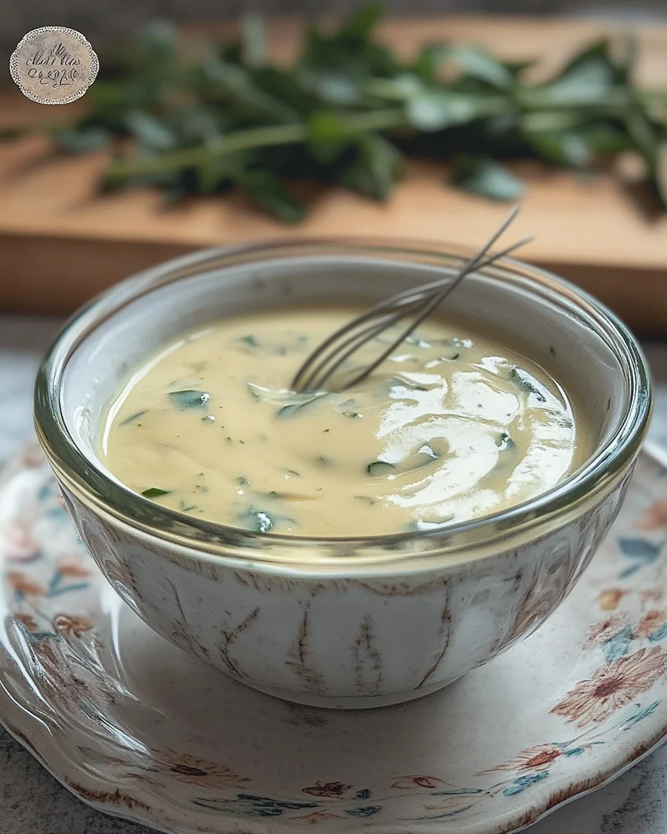 Sauce Légère pour Salade — Crémeuse, Fraîche & Facile en 5 Minutes