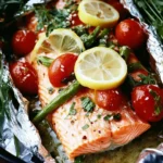 Saumon au four en papillote