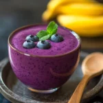 Smoothie Velouté aux Myrtilles