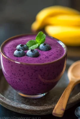 Smoothie Velouté aux Myrtilles