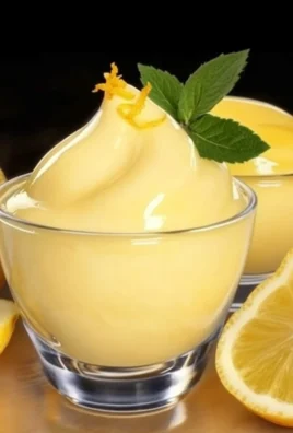 Sorbet au citron express à 4 ingrédients