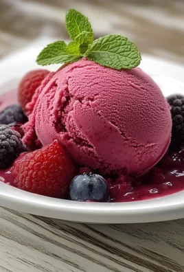 Sorbet aux Fruits des Bois et Purée de Fruits Mazzoni