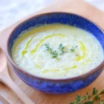 Soupe Crémeuse de Courgettes à l’Ail