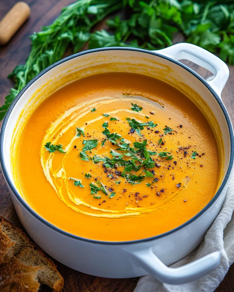 Soupe de Carottes Crémeuse