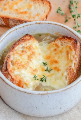 Soupe à l’oignon gratinée, la recette classique