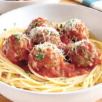 Spaghetti aux boulettes de viande