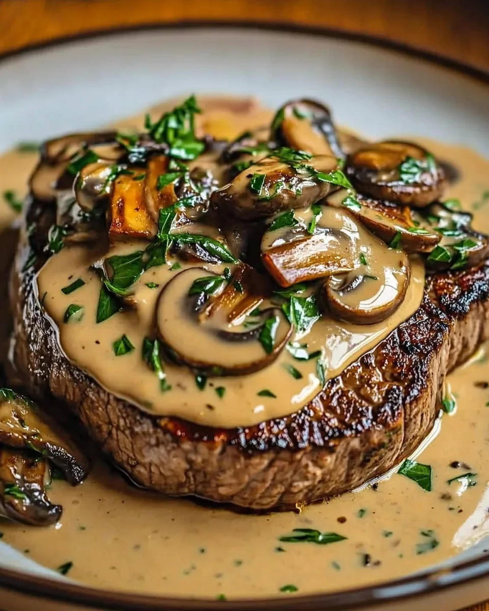 Steaks de Boeuf avec Sauce aux Champignons image 2