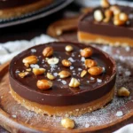 Tarte au chocolat, caramel et cacahuètes façon Snickers