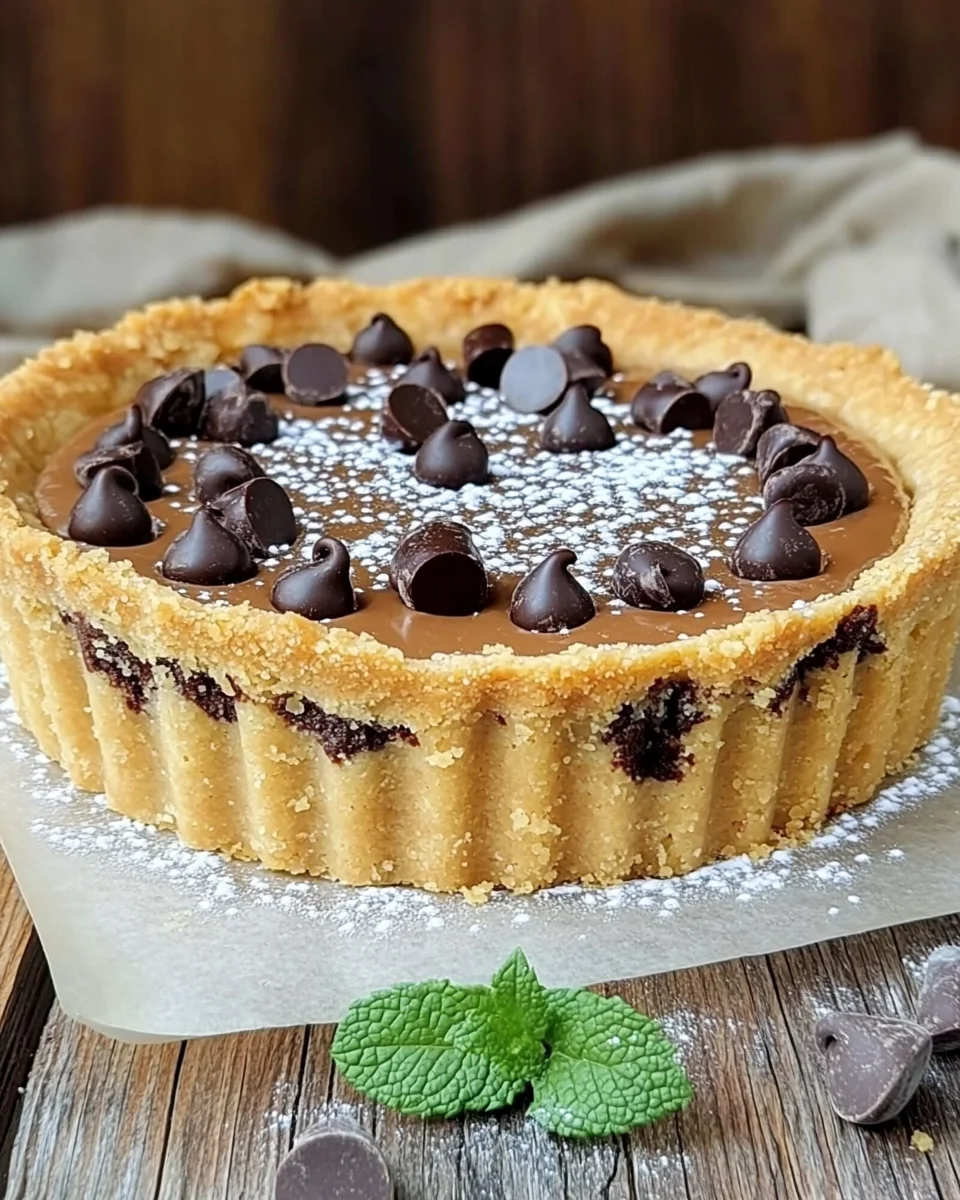 Tarte aux Biscuits aux Pépites de Chocola image 2