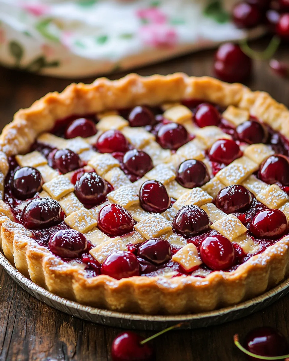 Tarte Maison aux Cerises