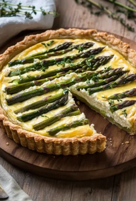 Tarte salée à la ricotta et aux asperges