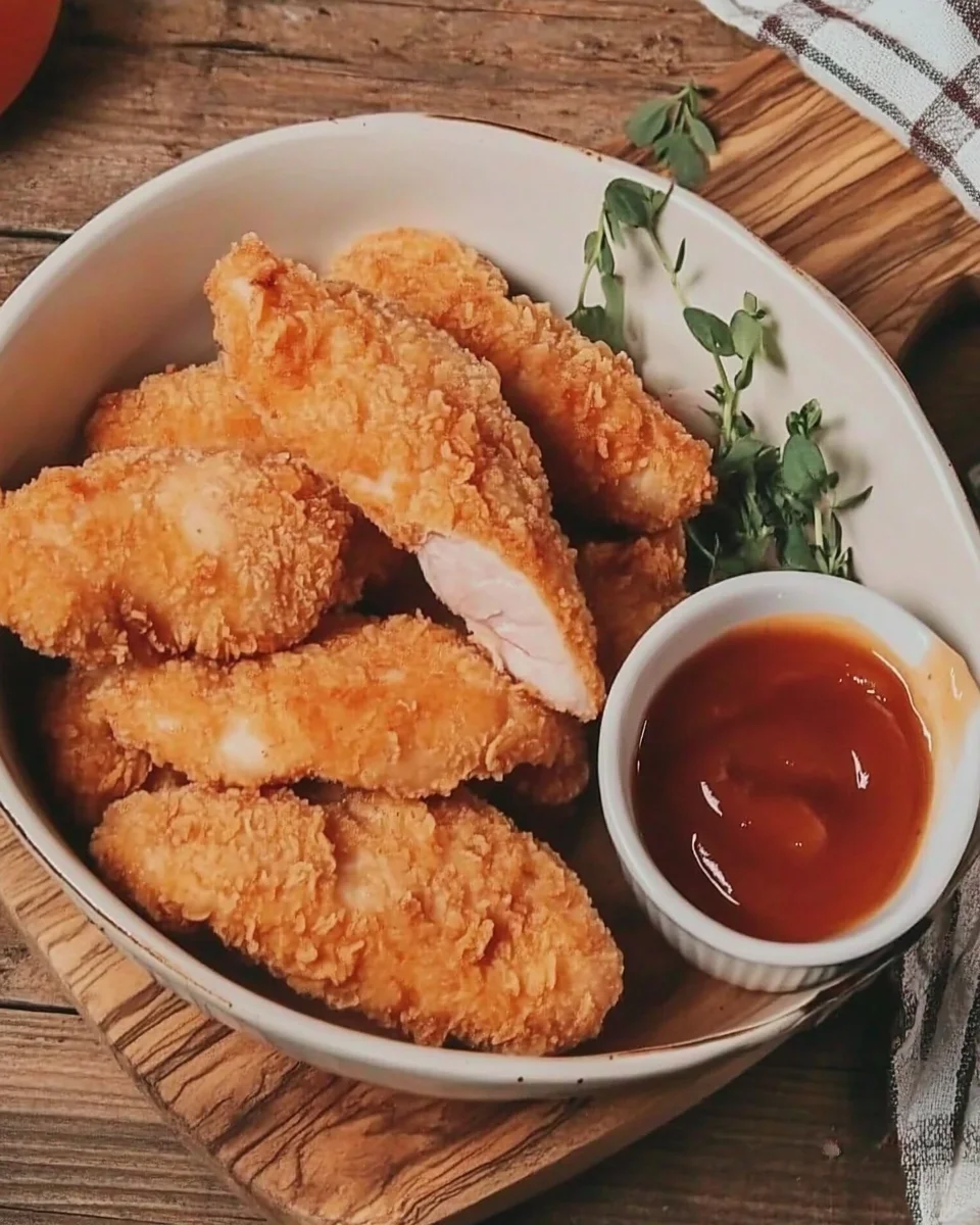 Tenders de Poulet Croustillants : Dorés à l’Extérieur et Tendres à l’Intérieur ! image 2