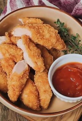 Tenders de Poulet Croustillants : Dorés à l’Extérieur et Tendres à l’Intérieur !