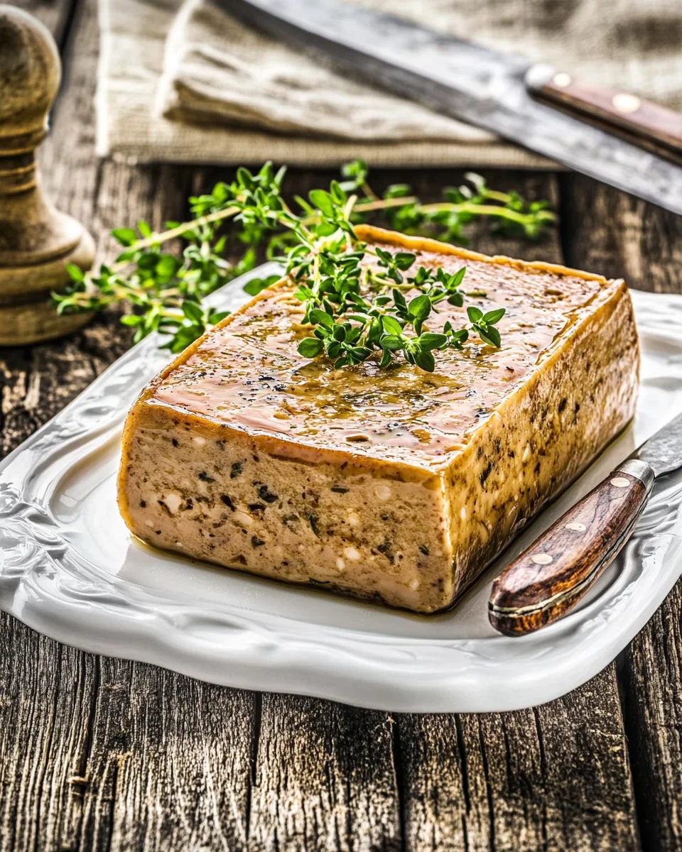 Terrine de foie gras de canard maison