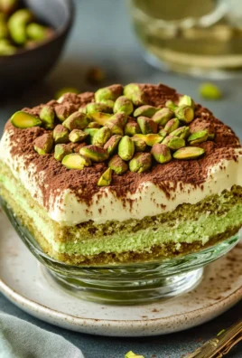 Tiramisu Facile à la Pistache Sans Œufs