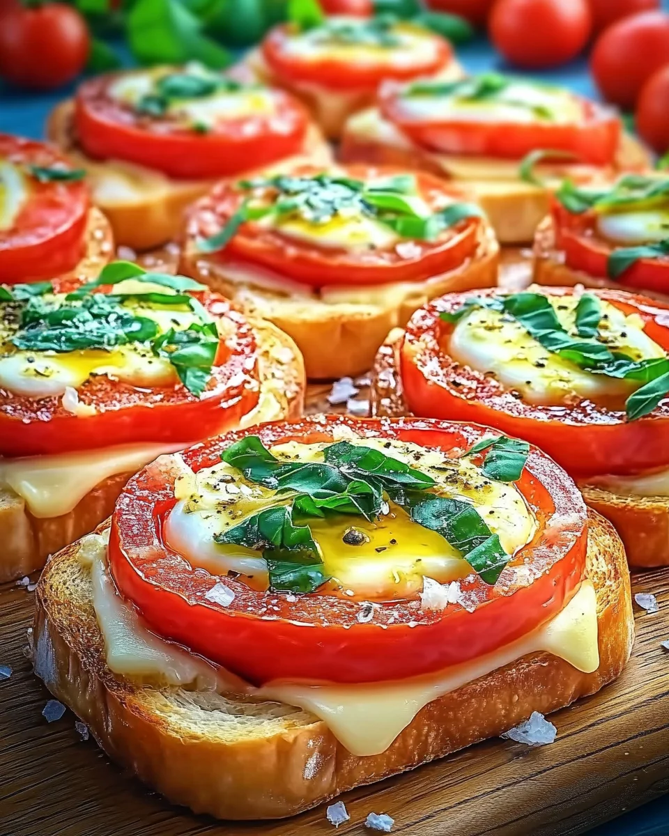 Toasts Tomates & Mozzarella