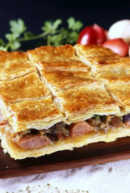 Tourte Feuilletée au Thon et aux Oignons : Un Plat Unique Savoureux et Gourmand