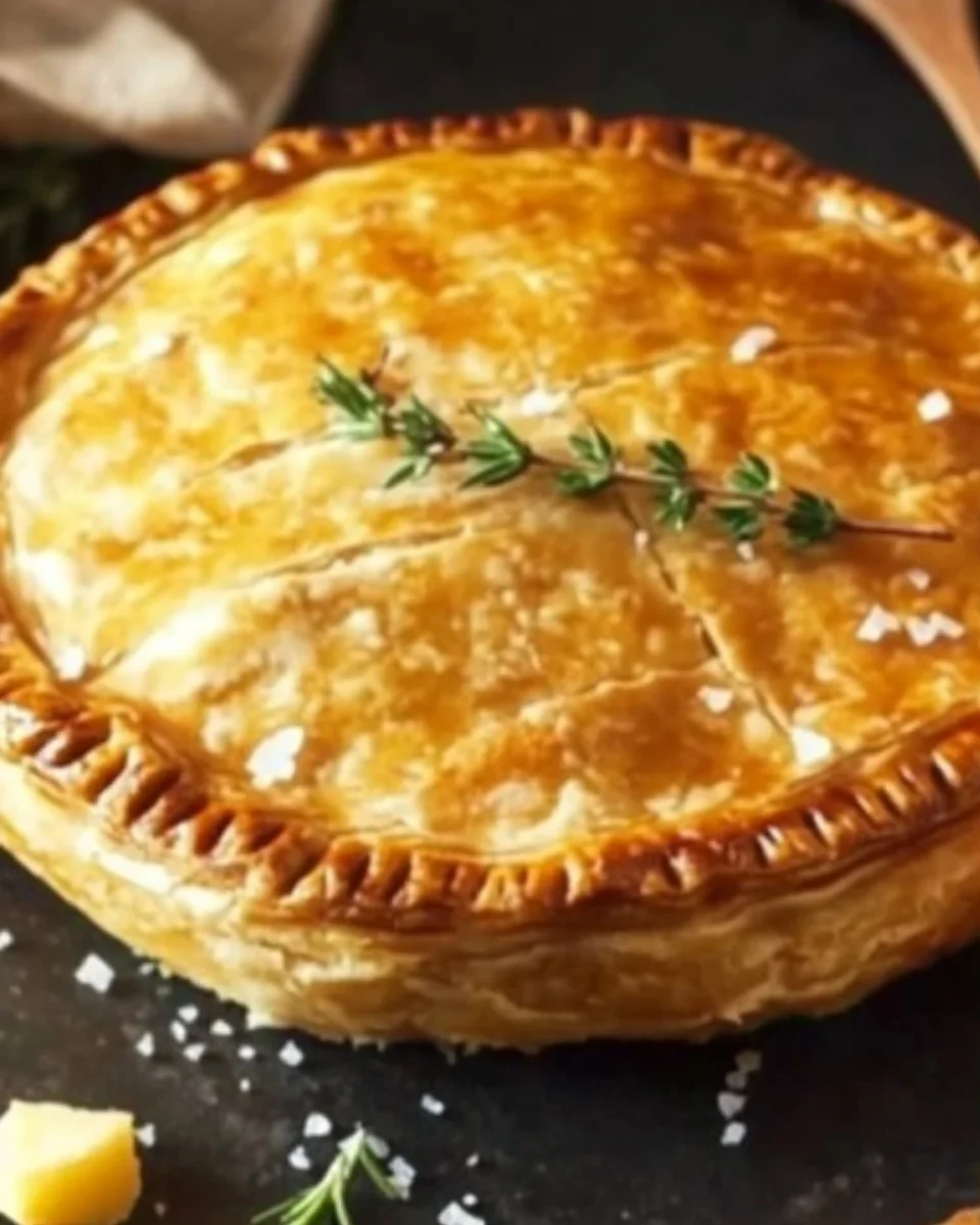 Tourte Salée en Pâte Feuilletée au Speck et aux Pommes de Terre — Croustillante, Fondante et Savoureuse image 2