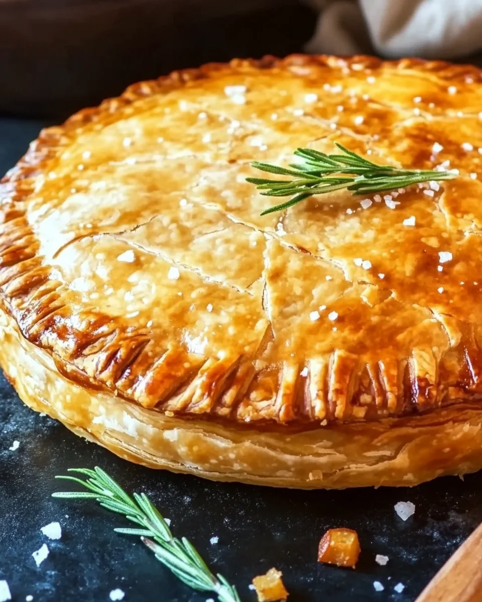 Tourte Salée en Pâte Feuilletée au Speck et aux Pommes de Terre — Croustillante, Fondante et Savoureuse