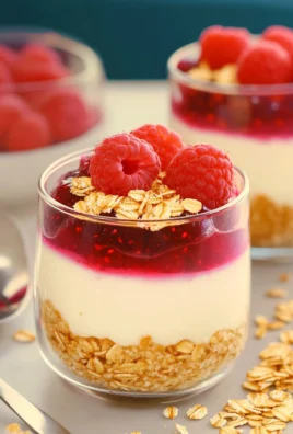 Verrines Crémeuses aux Flocons d’Avoine, Amandes et Framboises