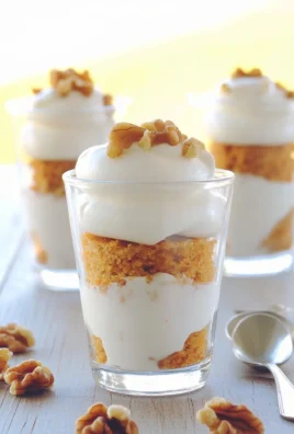 Verrines de Carrot Cake à la Chantilly