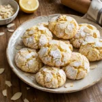 Biscuits Craquelés Moelleux aux Amandes et au Citron — Sans Beurre ni Huile