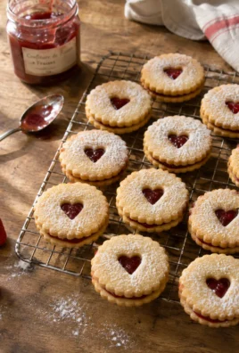 Biscuits Sablés à la Confiture de Fraises