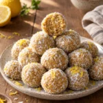 Boules d’Énergie au Citron – Sans Cuisson et Naturellement Sucrées
