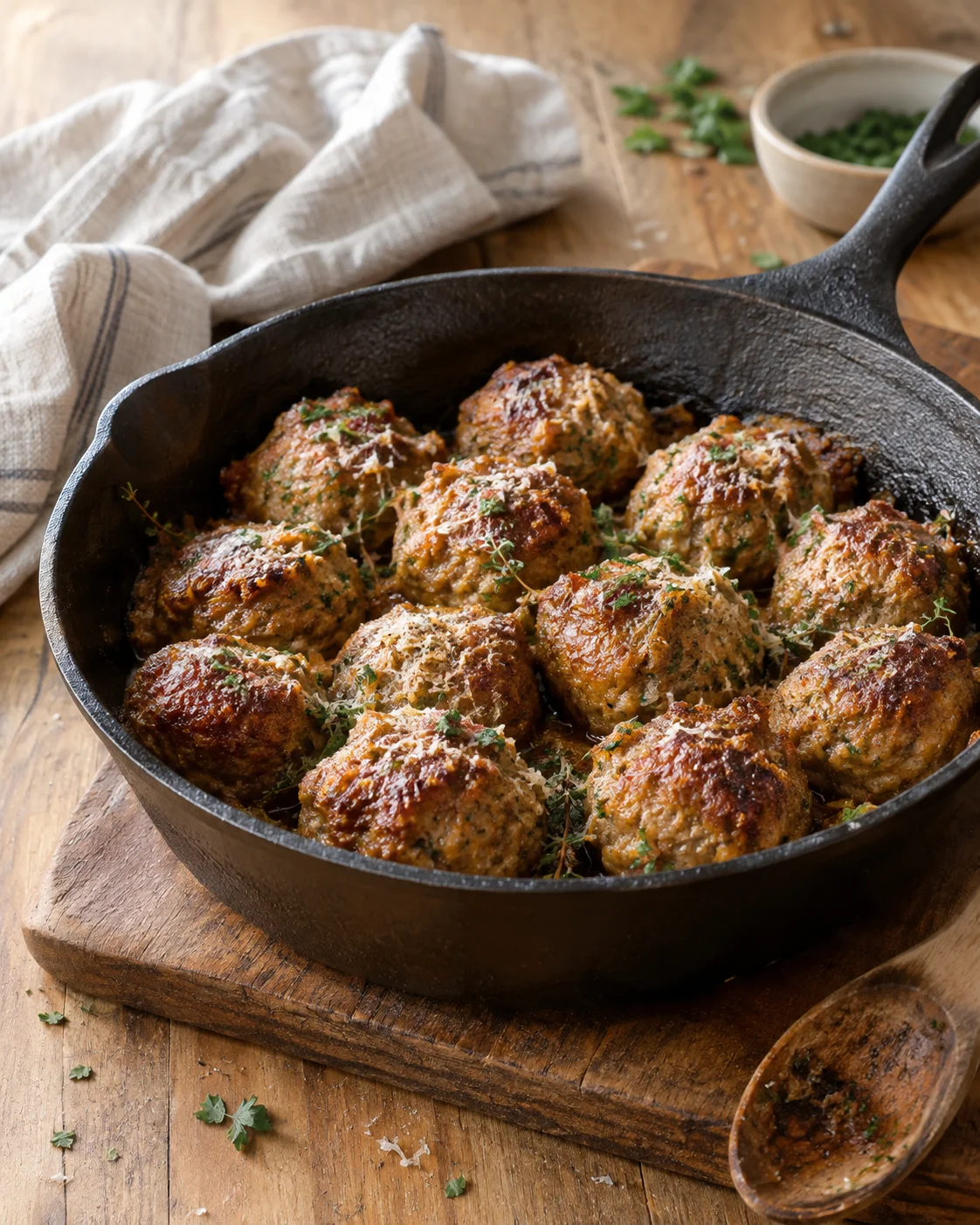 Boulettes de Viande au Parmesan au Four — Faciles en 30 Minutes