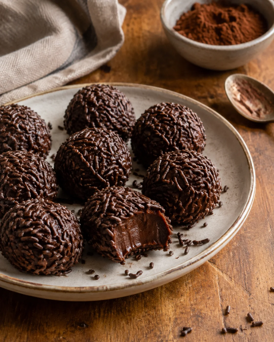 Brigadeiros au Chocolat — Truffes Brésiliennes à 4 Ingrédients