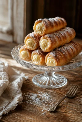 Cannoli Feuilletés à la Crème