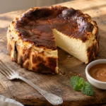 Cheesecake Basque Brûlé au Caramel