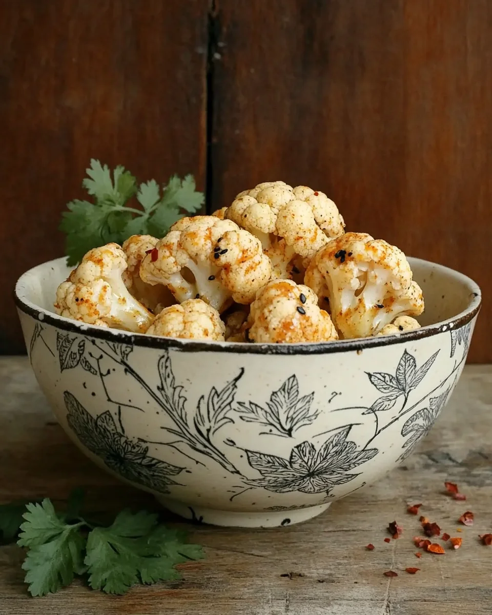 Chou-fleur croustillant à l’Air Fryer