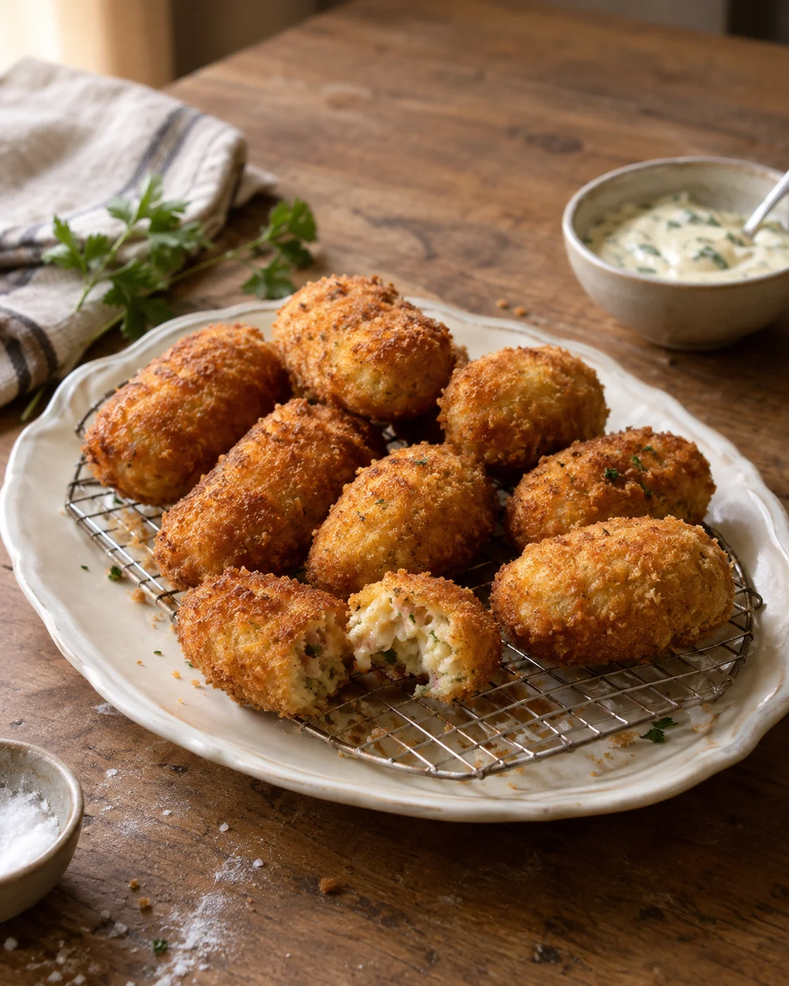 Croquettes Maison — Un Apéritif Croustillant, Parfumé et Savoureux