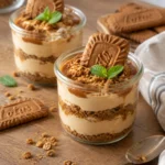 Dessert Lotus Biscoff sans Cuisson : Verrines Crémeuses Caramel en 10 Min