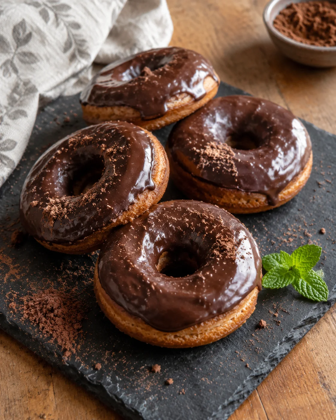 Donuts Sans Gluten au Glaçage au Chocolat — Moelleux et Gourmands
