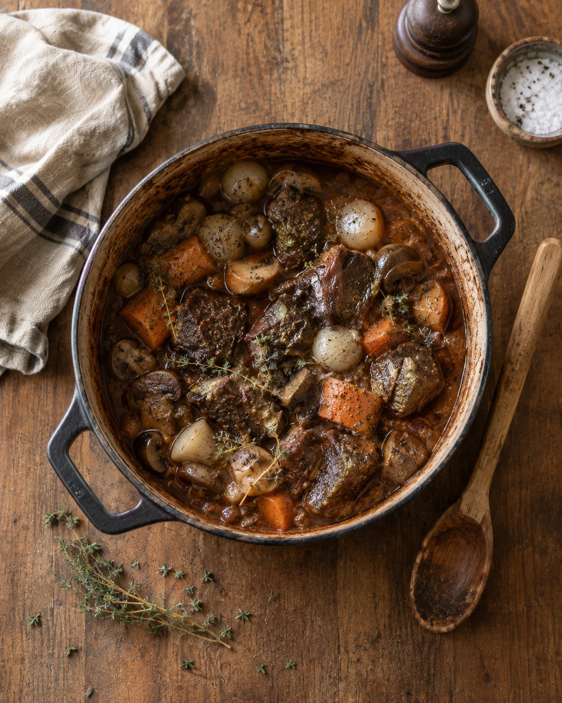 Fred’s Beef Bourguignon — Bœuf Bourguignon à la Française image 2