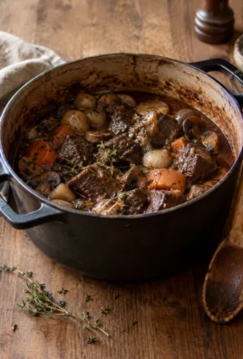 Fred’s Beef Bourguignon — Bœuf Bourguignon à la Française