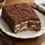 Gâteau aux Biscuits, à la Crème et au Chocolat — Dessert Sans Cuisson