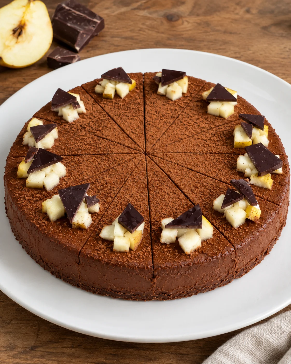 Gâteau aux Poires à 2 Ingrédients : Sans Cuisson, Sans Farine et Naturellement Sucré image 2