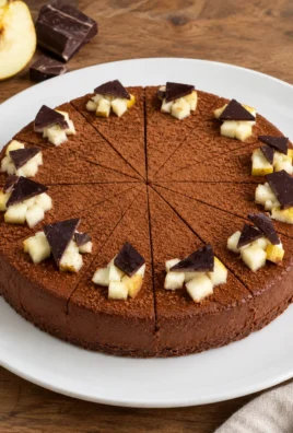 Gâteau aux Poires à 2 Ingrédients : Sans Cuisson, Sans Farine et Naturellement Sucré