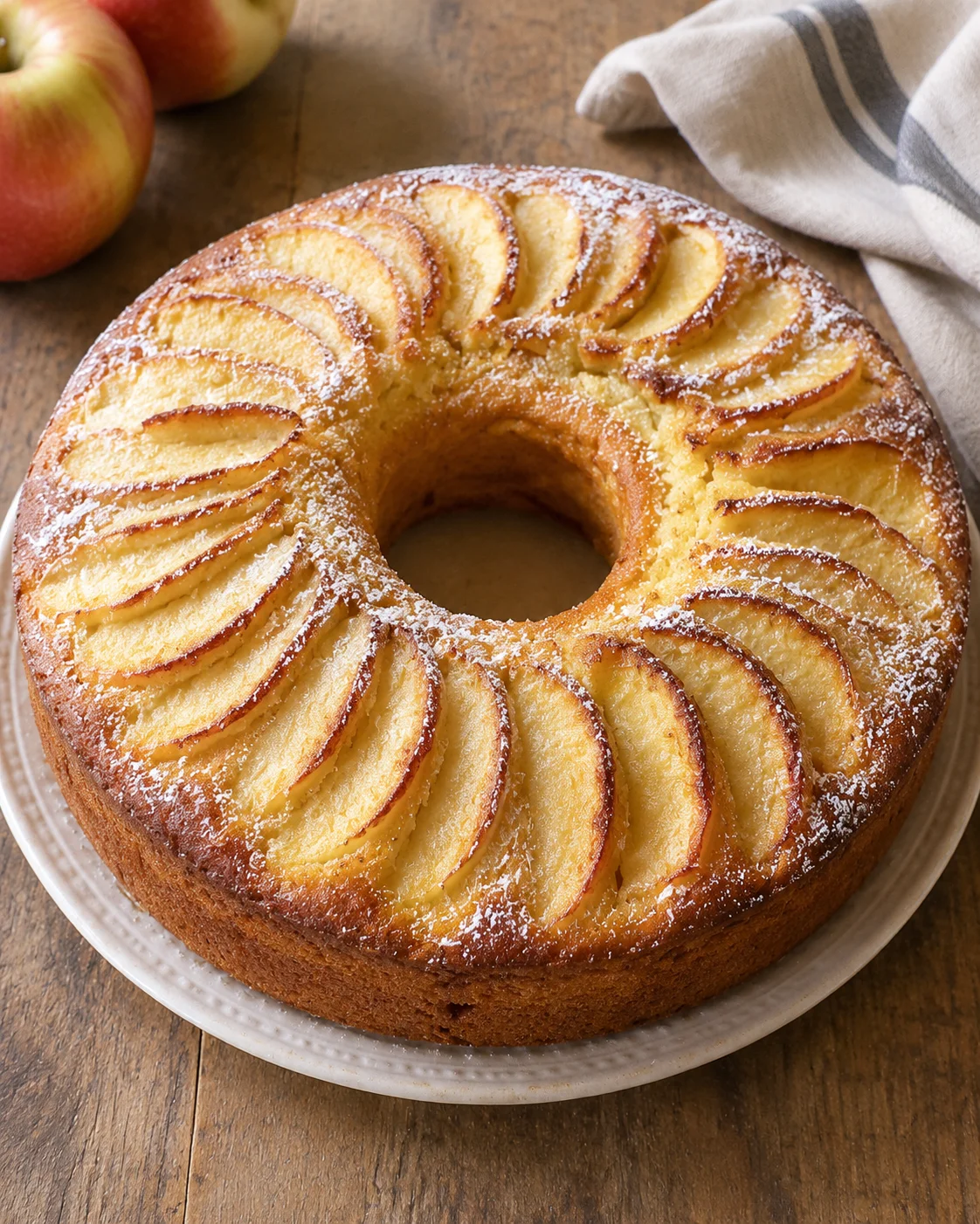 Gâteau aux Pommes et à la Cannelle façon Donut Frais image 2