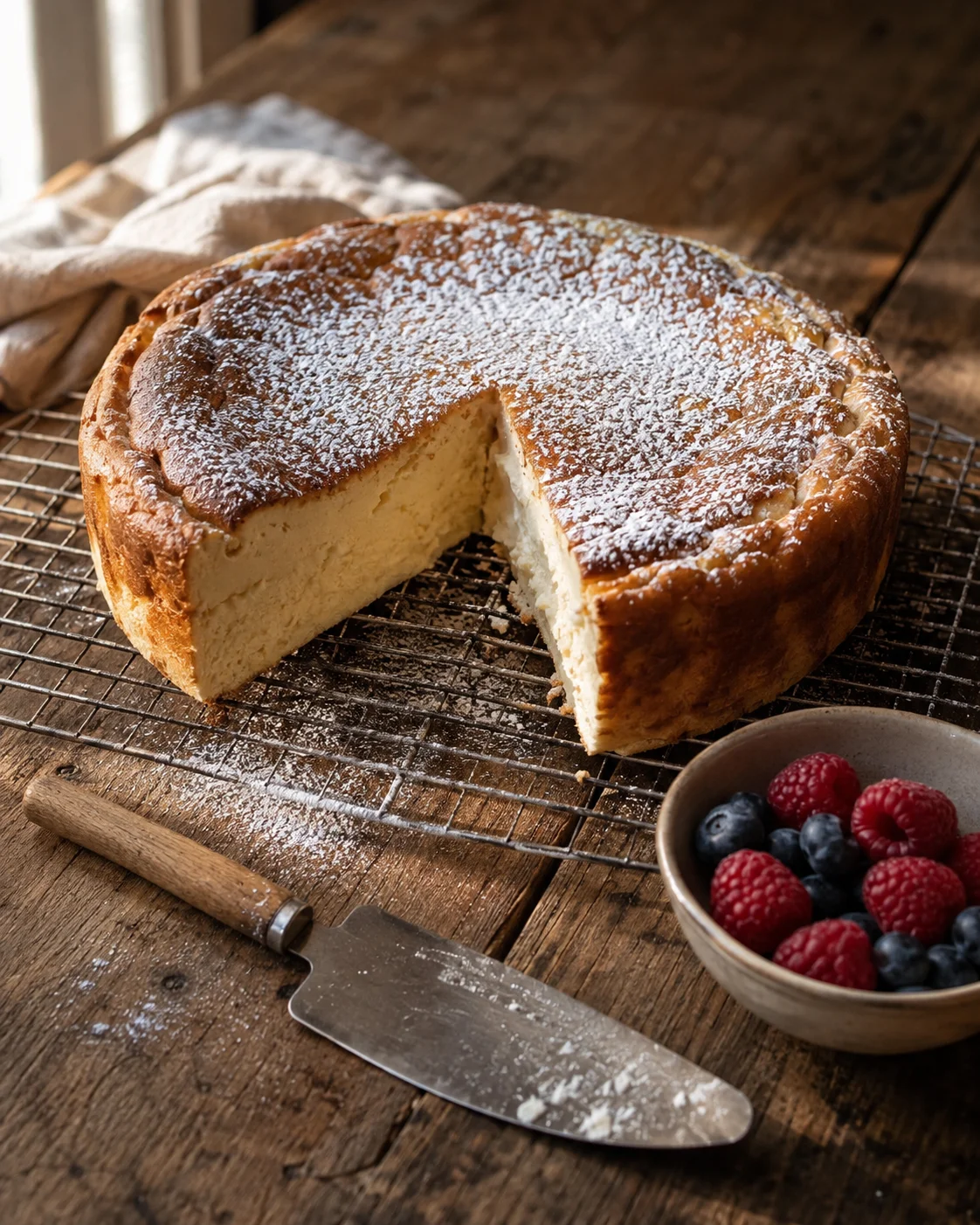 Gâteau Crémeux à 3 Ingrédients