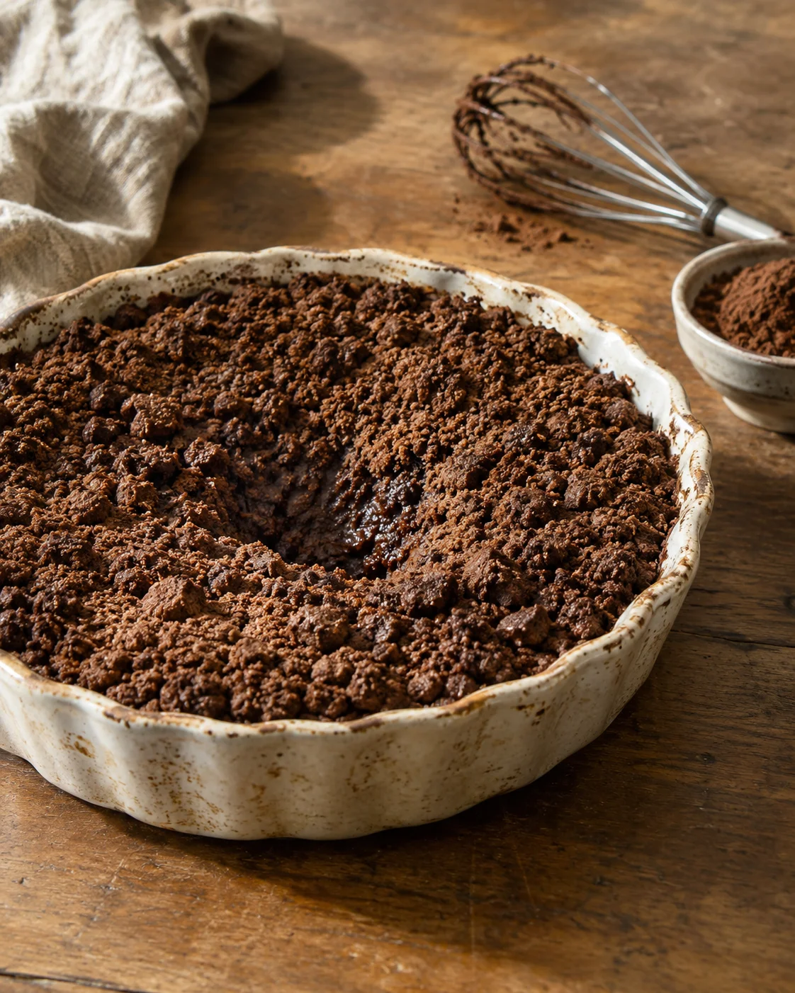 Gâteau Crumble au Chocolat Simple et Délicieux