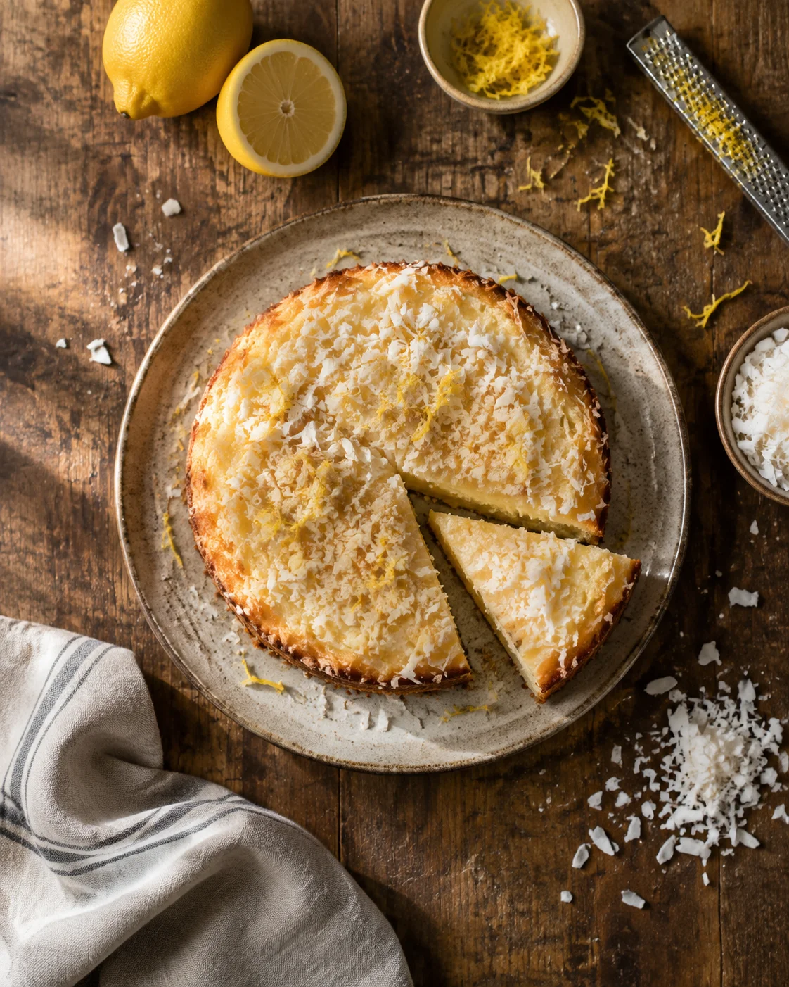 Gâteau Impossible Coco & Citron — Une Texture Unique et Fondante image 2