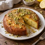 Gâteau Moelleux au Citron, Pistaches & Miel — Fondant et Parfumé